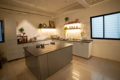 Furnished Studio with a Modular Kitchen and Living Set for shoots image 5