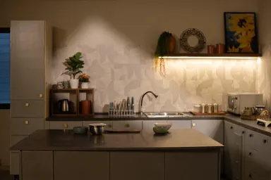 Furnished Studio with a Modular Kitchen and Living Set for shoots image 3